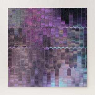 Puzzle Mosaico Brillante: Resumen Glosado Multicolorizado