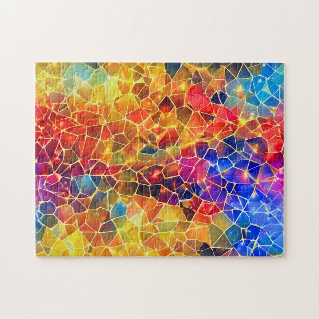 Puzzle Mosaico Colorido y Luminoso (Horizontal)