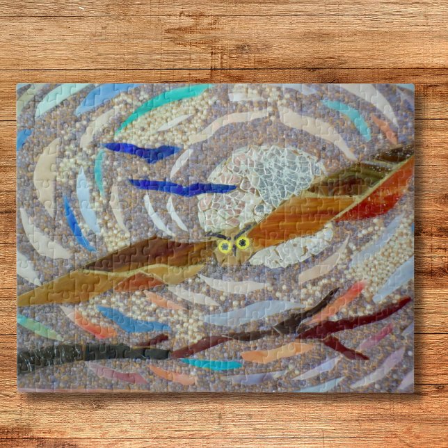 Puzzle Mosaico de búho volador (Subido por el creador)