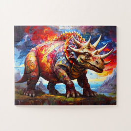 Puzzle Mosaico de Dinosaurio Infantil