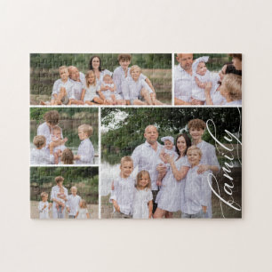 Puzzle Mosaico de Fotos de Familia Moderna