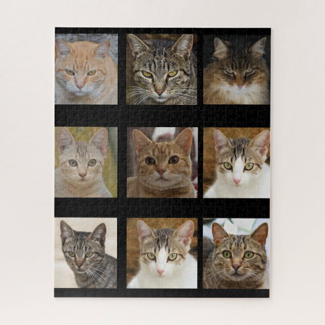 Puzzle Mosaico de gato gatito (Vertical)