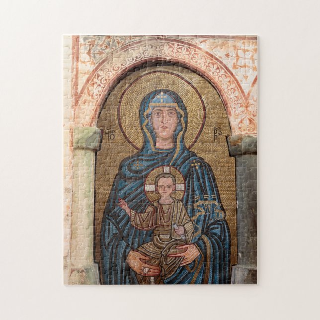 Puzzle Mosaico de la Virgen María y Jesús (Vertical)