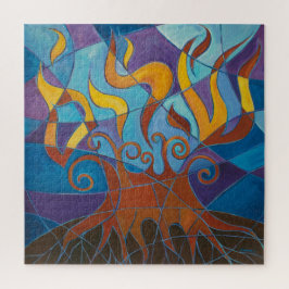 Puzzle Mosaico de la Zarza Ardiente