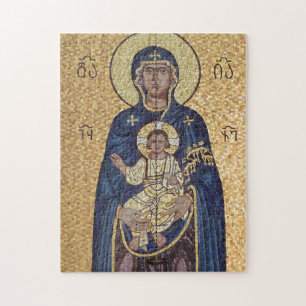 Puzzle Mosaico de María y Jesús