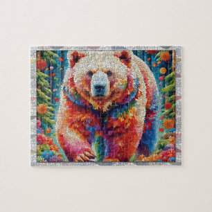 Puzzle Mosaico de osos, Animales salvajes, Baldosas, Rega