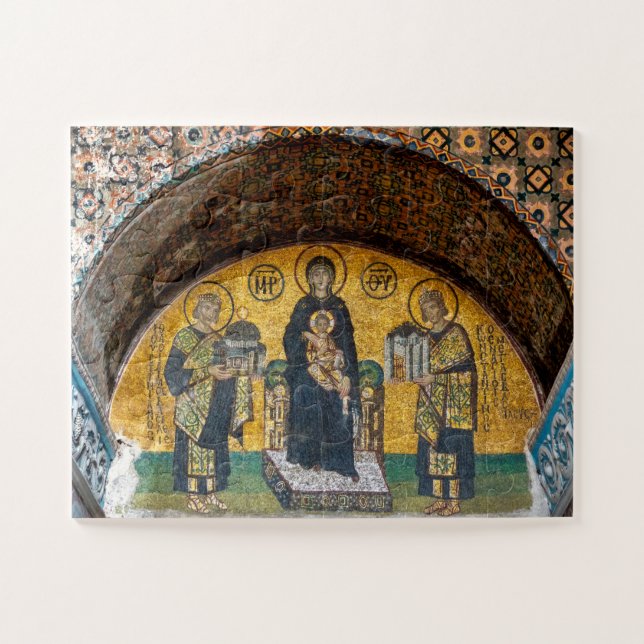 Puzzle Mosaico de Virgen y Cristo Infantil (Horizontal)