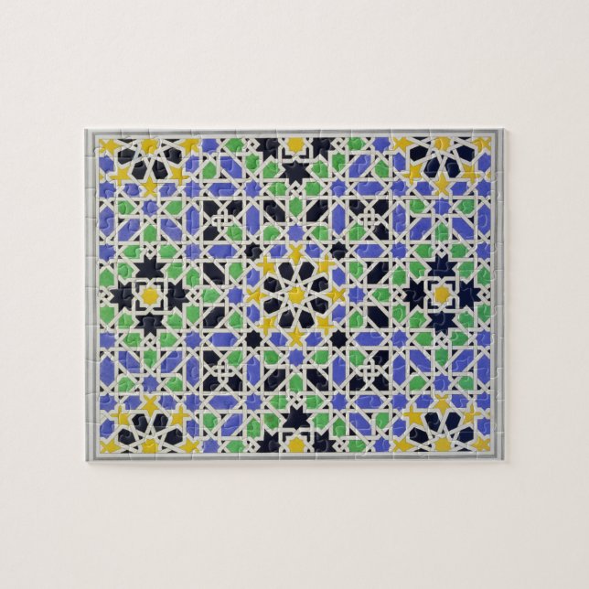 Puzzle Mosaico en los dado de la puerta en el pasillo de (Horizontal)