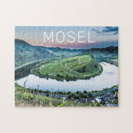 Puzzle Moselle Calmont Loop Bremm Sunset River Souvenir