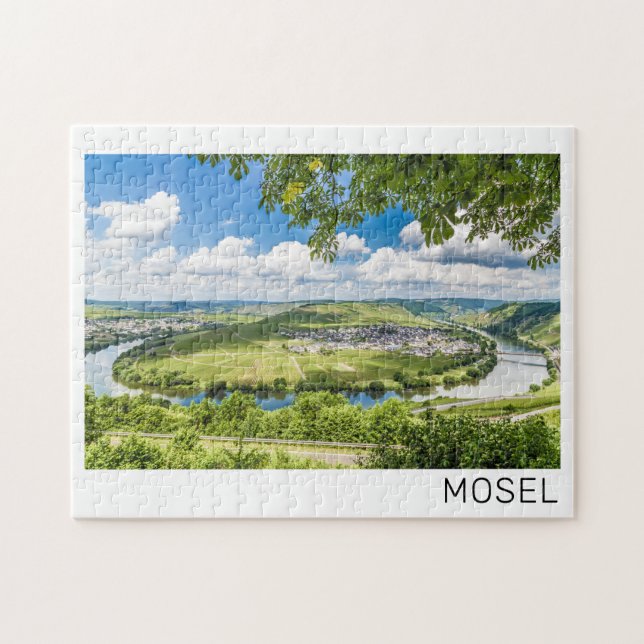 Puzzle Moselle Loop Trittenheim Panorama Alemania Souveni (Horizontal)