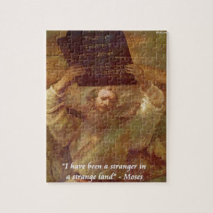 Puzzle Moses de Rembrandt y cita bíblica