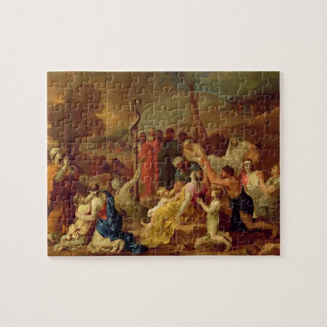 Puzzle Moses y la serpiente descarada, c.1653-54 (aceite (Horizontal)
