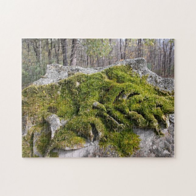 Puzzle Mossy Broken Headstone (Horizontal)