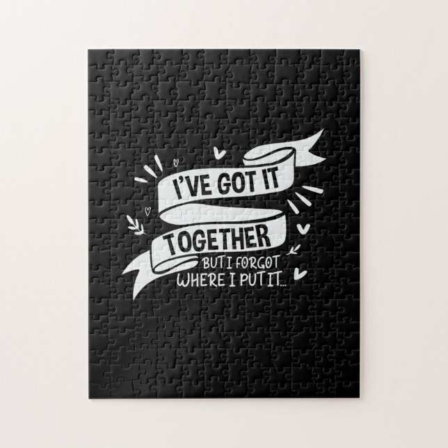 Puzzle Mother Gift I Have Got Together (Vertical)