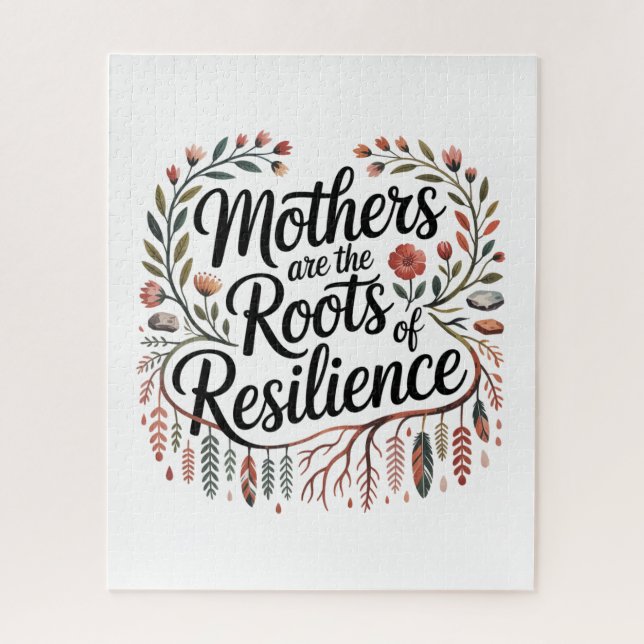Puzzle Mothers Are The Roots Of Resilience (Vertical)