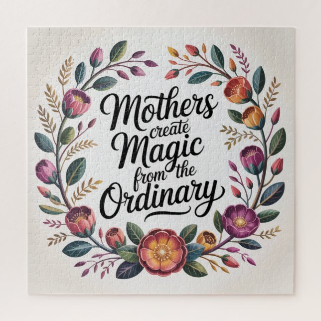 Puzzle Mothers Create Magic From The Ordinary (Vertical)