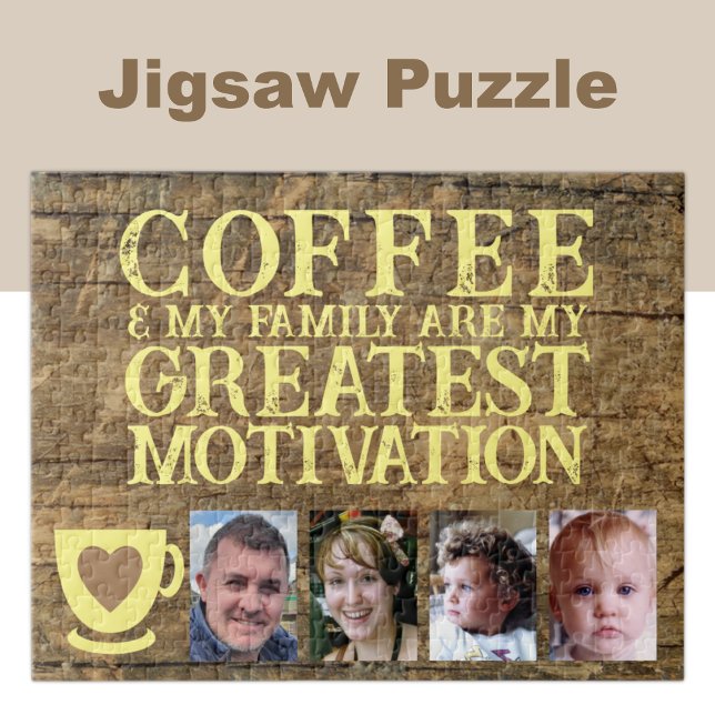 Puzzle Motivación para el café 4 foto amarillo marrón (Subido por el creador)