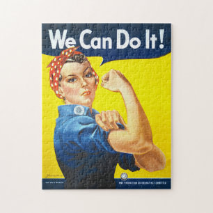 Puzzle Motivación: Rosie the Riveter, "¡Podemos hacerlo