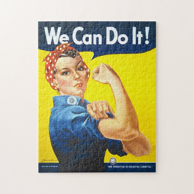 Puzzle Motivación: Rosie the Riveter, "¡Podemos hacerlo!" (Vertical)