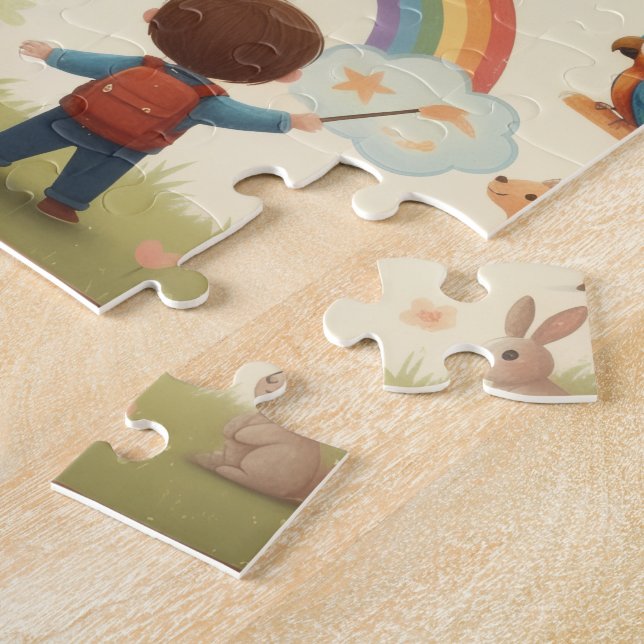 Puzzle Motivational Quotes for Children's Rooms & Classro (Lado)