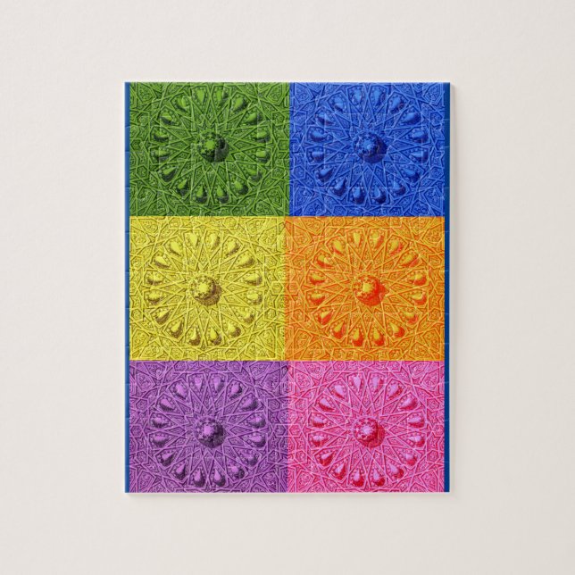 Puzzle motivo antiguo de Oriente Medio (Vertical)