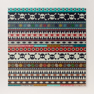 Puzzle Motivo aztec, diseño de patrones sin inconveniente