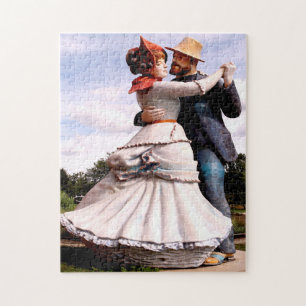 Puzzle Motivos de la escultura de Nueva Jersey.