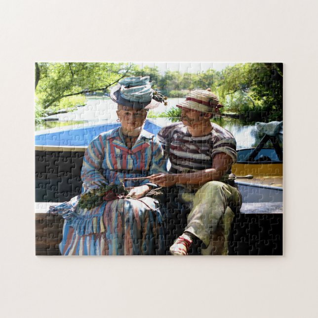 Puzzle Motivos de la escultura de Nueva Jersey. (Horizontal)