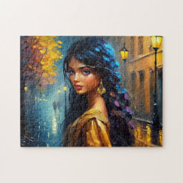 Puzzle Motivos indios, moderno digital, coloridamente