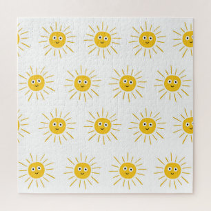 Puzzle Motivos solares: bocetos vintage impecables.