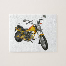 Puzzle Moto amarillo