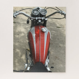 Puzzle Moto triunfal vintage de 1969