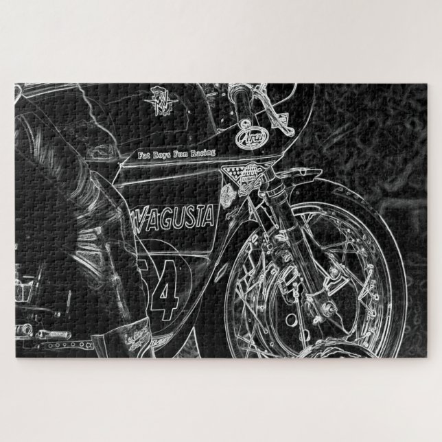 Puzzle Motocicleta 1 20x30 1014pc jpcnm (Horizontal)
