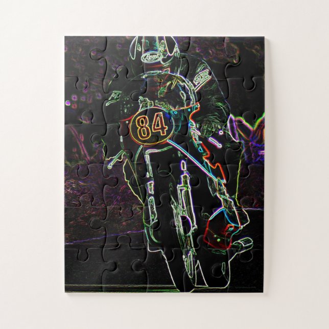 Puzzle Motocicleta 2 11x14 30pc jpcnm (Vertical)