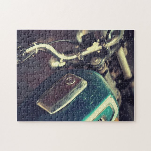 Puzzle Motocicleta de época (Horizontal)