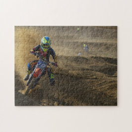 Puzzle Motocicleta de motocross extremo de deportes de mo