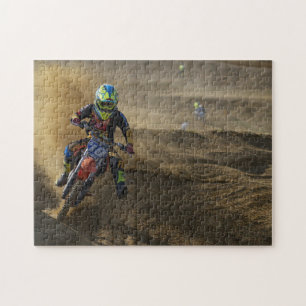 Puzzle Motocicleta de motocross extremo de deportes de mo