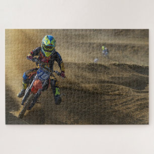 Puzzle Motocicleta de motocross extremo de deportes de mo