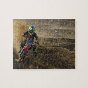 Puzzle Motocicleta de motocross extremo de motorsport