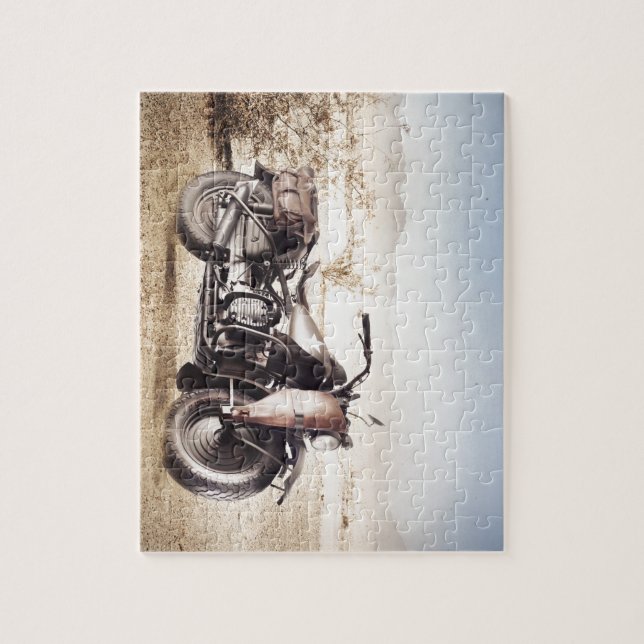 Puzzle Motocicleta militar (Vertical)