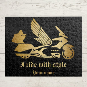 Puzzle Motocicleta moto motorista goldwing 