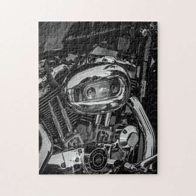 Puzzle Motocicleta Motocicleta Motociclista (Vertical)