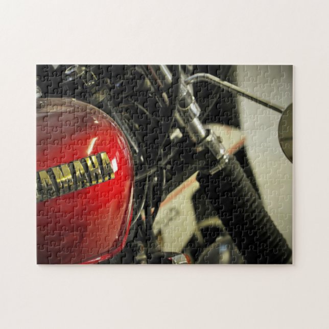Puzzle Motocicleta Motocicleta Motociclista (Horizontal)