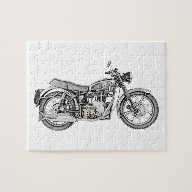 Puzzle Motocicleta Velocette Venom de 1952 (Horizontal)