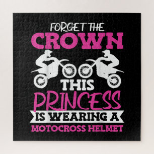 Puzzle Motocross Dirt Bike Chica