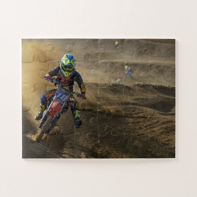 Puzzle Motocross extremo motocicleta motociclismo (Horizontal)