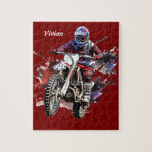 Puzzle motocross personalizado