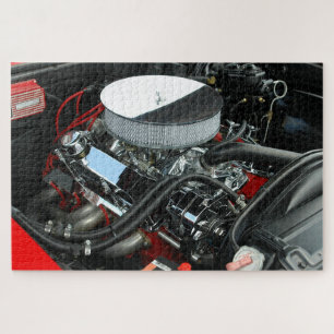 Puzzle motor de automóvil personalizado
