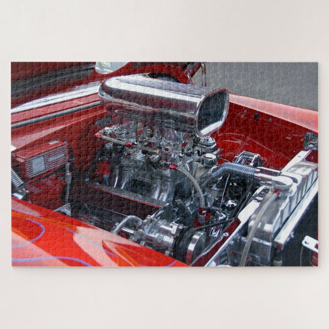 Puzzle motor de automóvil personalizado (Horizontal)