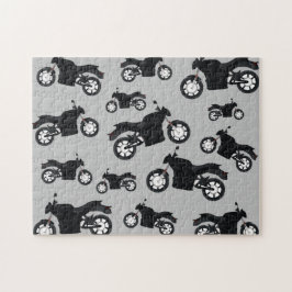 Puzzle Motorcycle Pattern
